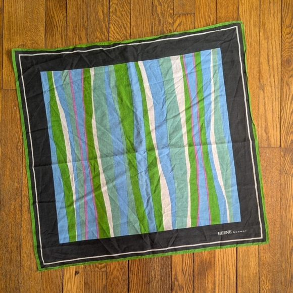 Vintage Beene Bazaar Square Scarf - Picture 1 of 6